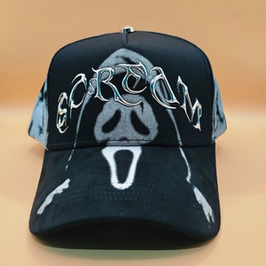 2025 Mới Một Khung Biểu Tượng Tùy Chỉnh Mexico Bóng Chày Mũ Satin Lót Gorras Scream Beards Mũ G5 Cap Toàn Bộ Scream Barbas Mũ - Product Image 2