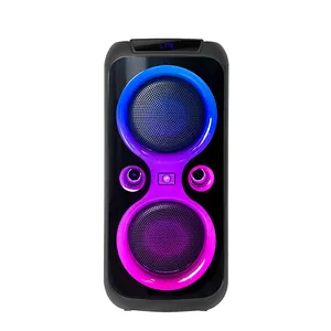 Latest 6.5inch Partybox Audio With LED Lighting Professional DJ Wireless BLUE-TOOTH Karaoke Portable Speaker Sound Box
