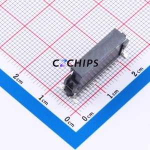 204763-E Pin Socket SMD,P=1.27mm Connector ( Pitch: 1.27mm )( Row Spacing: 1.27mm )( Mounting Type: Vertical Mount ) - Product Image 1