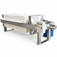 Presse à plaques industrielle à faible consommation d'énergie, à cadre en acier inoxydable, haute efficacité, pour les stations d'épuration des eaux usées