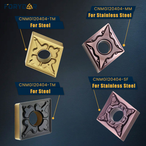 PVD tráng có thể lập chỉ mục xi măng chèn cacbua vonfram thép tốc độ cao quay cnmg120404 CNC tungsten <span class=keywords><strong>carbide</strong></span> chèn - Product Image 4