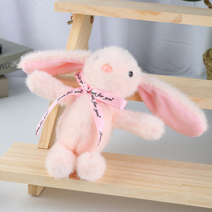 Nouvelle Peluche <span class=keywords><strong>Lapin</strong></span> Mignonne aux Grandes Oreilles, Douce et Moelleuse, Pendentif de Sac, Porte-clés <span class=keywords><strong>Lapin</strong></span> en Peluche Créatif de Dessin Animé pour Machine à Pinces - Product Image 4