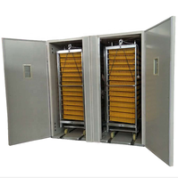 Incubateur d'œufs de poule 10000 entièrement automatique, grand incubateur approuvé CE, 9856 pièces