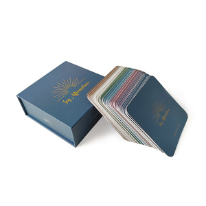 Jeux de cartes d'affirmation fantaisie personnalisés en couleur |   Boîtes cadeaux personnalisées avec impression numérique et designs sur mesure |   Jeu de cartes de <span class=keywords><strong>remerciement</strong></span> - Product Image 5