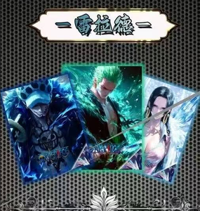 การ์ดโลหะชิ้นเดียว LANGU พร้อมแผ่นรอง หายาก CCG/TCG ลูฟี่ โซโล นามิ การ์ดสะสมเกมเทรดดิ้ง ของเล่นเด็ก - Product Image 5