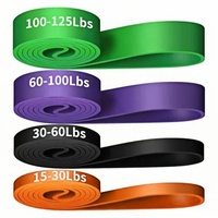 Bandas de Resistencia Unisex para Gimnasio, Ecológicas y Duraderas, de TPE, para Yoga, Pilates, Fitness, Expansión, Ejercicios de Fuerza y Dominadas