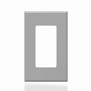 BS1803 Gray wallplate American standard decorate screwless wall plate with UL listed