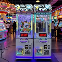 Machine de jeu d'arcade à monnayeur Stop Time 7 Seconds Challenge pour petits jouets en peluche et poupées, avec fonction de récompenses