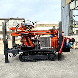 Máquina de perforación de pozos de agua hidráulica portátil 300m 350m de profundidad Crawler montado a la venta con motor diésel - Product Image 5