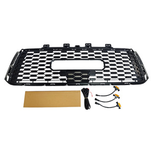 Parrilla estilo TRD para Toyota Tundra 2010-2013, diseño de panal negro con accesorios de montaje - Product Image 2