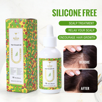 Logo personnalisé 60ml/100ml Romarin Menthe Poivrée Biotine Sérum de croissance des cheveux Huile de croissance des cheveux Traitement pour la repousse