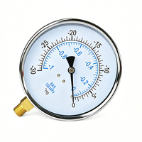 HVAC & Refrigeration Vacuum Manometer -30inHg / -100kPa with Dual Scale Brass Connection