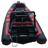 Bateau pneumatique de luxe Goboat RIB620CJR 6,2 m (20,34 pi) homologué CE pour le ski nautique, en fibre de verre, 7-8 personnes