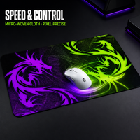 Tapis de bureau XXL en caoutchouc de 3 mm d'épaisseur, design abstrait, antidérapant, protection contre les radiations, pour le gaming, 80*30/90*40 cm, vente en gros