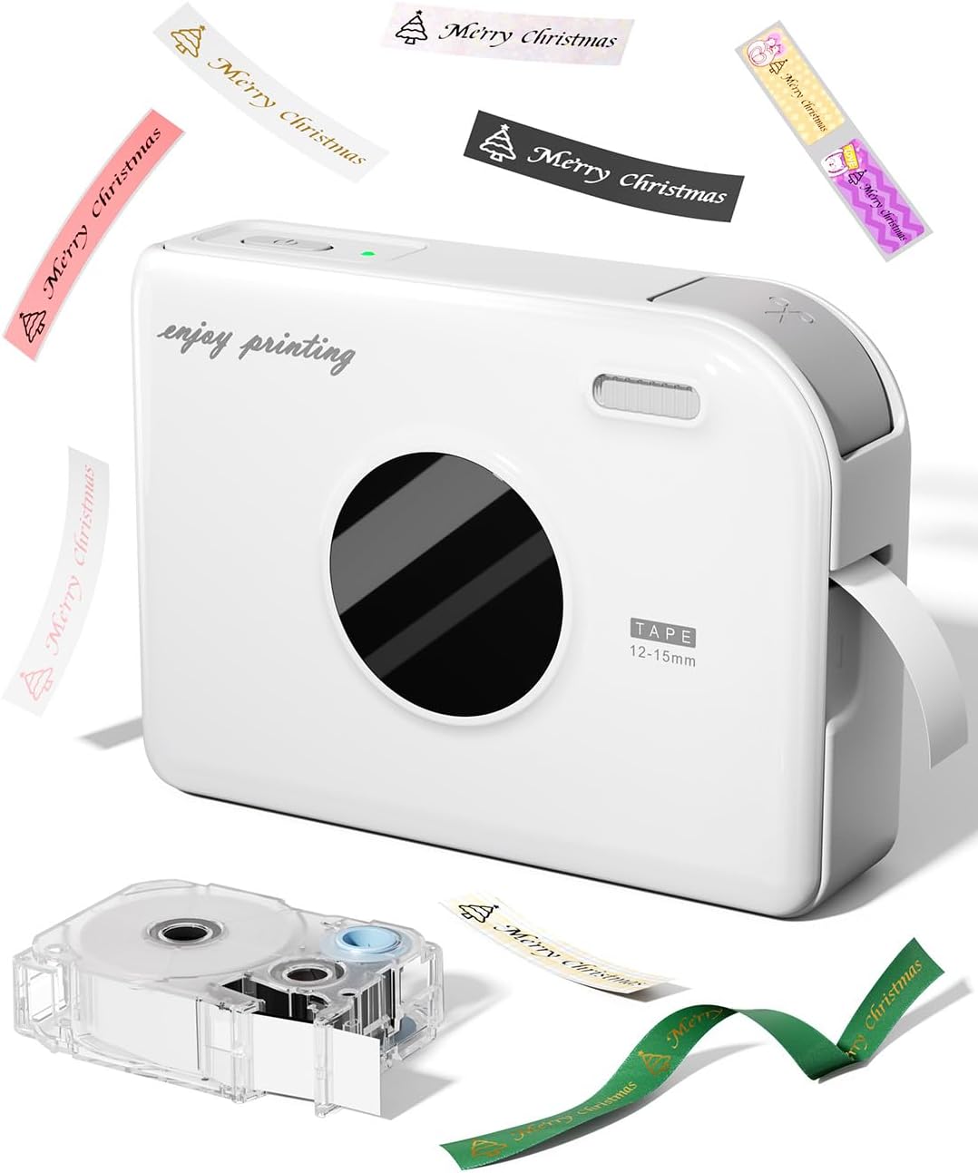 White Label Maker with 1 Roll Label Tape