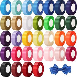 Cinta de Raso de Doble Cara en 32 Colores, Rollo de 1 Pulgada x 800 Yardas, 100% Poliéster, GRACE RIBBON, Resistente al Encogimiento, para Cajas de Regalo - Product Image 1