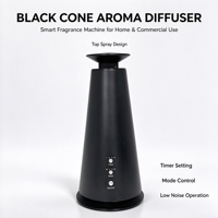 Diffuseur d'huiles essentielles Tower avec lumière d'ambiance intégrée, contrôle intelligent par application, nébuliseur pour chambre à coucher, cadeau