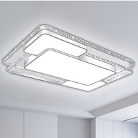Plafonnier moderne minimaliste de haute qualité - Plafonnier carré en métal nordique réglable, plafonnier LED pour chambre à coucher, intérieur