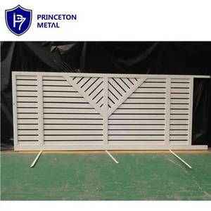 Cancello Scorrevole Orizzontale in Alluminio Nero Personalizzato per Ingresso Residenziale e Commerciale, Stile Dallas, 6 Piedi, Vendita all'Ingrosso - Product Image 5