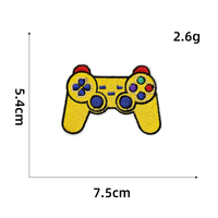 Vente chaude : Patchs brodés à thème de jeux vidéo pour enfants, garçons, à coller au fer, pour vêtements, sacs, chapeaux