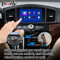 Lsailt kotak antarmuka otomatis Android, Qualcomm Base 8 + 128GB CarPlay untuk Nissan Quest Elgrand RE52 2010-2019 dengan YouTube Lsailt