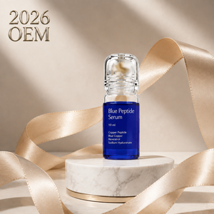 Sérum Peptidique Bleu 10ml Hydratant et Nourrissant pour le Visage, Essence Peptidique de Cuivre, Soin de la Peau, Fabricant OEM ODM Marque Privée - Product Image 1