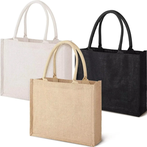 <span class=keywords><strong>Bolsa</strong></span> <span class=keywords><strong>de</strong></span> Mano Grande Ecológica <span class=keywords><strong>de</strong></span> Yute y Cáñamo, con Asas <span class=keywords><strong>de</strong></span> Cuerda, Diseño Personalizado con Logotipo, Reutilizable para Compras - Product Image 4
