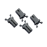 Loquet encastré bec de canard pour plateau de clavier de mobilier de bureau, clip de fixation, amortisseur silencieux, goupille de porte en plastique, accessoire de quincaillerie pour chaise de bureau