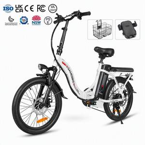 BARU TIBA SAMEBIKE CY20 Sepeda Lipat 20 inci Ebike Baterai Lithium 36V12AH Sepeda Listrik Kota dengan Motor 250W - Product Image 1