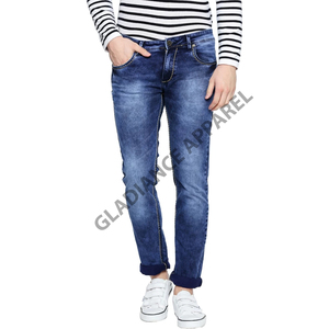 Jeans haute qualité pour hommes, style droit, délavés, mi-boutons, vente en gros de jeans personnalisés, coton spandex, grande taille, originaux et bruts - Product Image 2