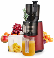 Máquina exprimidora manual para frutas, exprimidor eléctrico de naranja con prensado en frío, de caña de azúcar, para uso comercial y lento