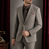 Harga Pabrik Blazer Pria Premium Modis Satu Kancing untuk Pesta Pakaian Pria Profesional Berkualitas Tinggi Grosir Kustom