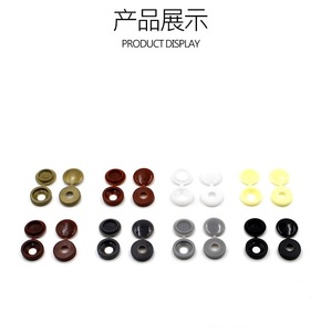 Vente en gros de couvre-meubles ronds en plastique, accessoires de meubles, verre 10 mm, miroir <span class=keywords><strong>d</strong></span>écoratif à visser - Product Image 5