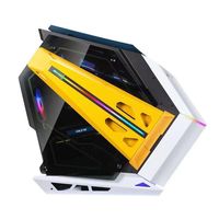 Nouveau PlayJia Soul Warship boîtier d'ordinateur de bureau verre trempé refroidi à l'eau Esports jeu Alien Internet café boîte