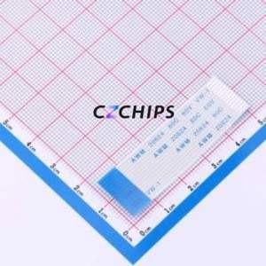 HX FFC-1.0-14P-50mm F FFC Cable (Flexible Flat Cable) P=1mm Connector 14P 1mm 0.3mm Reverse - Product Image 1