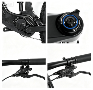จักรยานเสือภูเขาไฟฟ้าไร้สาย Wireless Shifting FLM FL19 คาร์บอนแบบเต็มระบบกันสะเทือน 250W M820 EMTB แรงบิด 85 นิวตันเมตร ระบบขับเคลื่อนกลาง FL19 พรีเมียม FLM FL19 คาร์โบ - Product Image 3