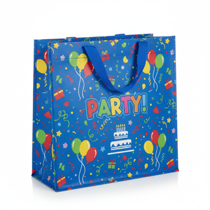 Sac fourre-tout réutilisable personnalisé en non-tissé pour Noël, anniversaires, fêtes, sacs de courses écologiques pour promotion, exposition, événements, cadeaux - Product Image 4