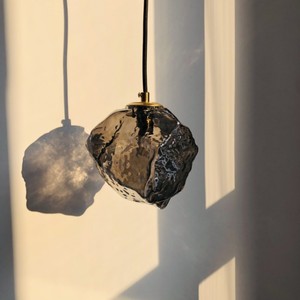 Lampadario a sospensione moderno a testa singola in vetro decorativo per villa, cucina, soggiorno, <span class=keywords><strong>LED</strong></span> - Product Image 4