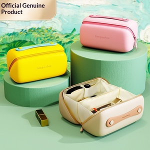 Sac de maquillage en EVA imperméable <span class=keywords><strong>et</strong></span> écologique, grande capacité, organiseur de cosmétiques, sac de toilette personnalisé OEM, étui structuré, facile à nettoyer - Product Image 2