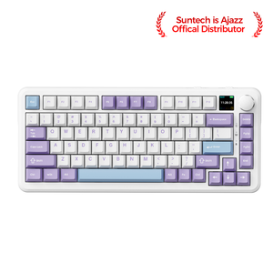 Teclado Mecánico Ak820 Plus Maillard (Púrpura-Blanco-Azul de Fábrica) Tri-Modo con Pantalla RGB DIY - Product Image 3