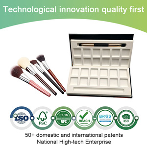 Cá nhân mỹ phẩm thiết lập bao bì tùy chỉnh phân hủy sinh học giấy bột giấy chèn Khay đúc bột giấy Inlay với Eyeshadow Palette hộp - Product Image 5