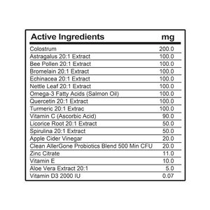 Sollievo dalle allergie mastica per cane tutto in uno colostro astralago <span class=keywords><strong>polline</strong></span> d'api Bromelain Echinacea ortica foglia Omega 3 quercetina - Product Image 2