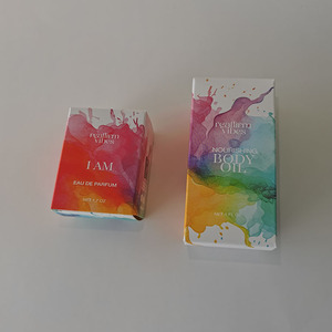 Tùy chỉnh giấy trắng hộp chăm sóc da Nước hoa Bao bì hộp mỹ phẩm Nước hoa gói hộp in - Product Image 6