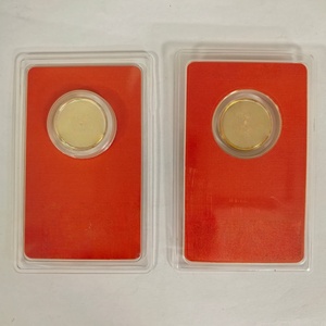 Nouveauté 2026 : Lingots de collection ronds en laiton plaqué <span class=keywords><strong>or</strong></span> 24 carats (faux) 5g/10g, numérotés séquentiellement, style artisanat métallique unique, Chine - Product Image 1