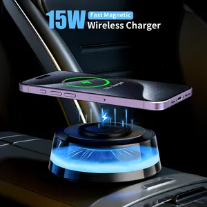 Đầy màu sắc <span class=keywords><strong>LED</strong></span> ánh sáng sang trọng khuếch tán không khí sạc không dây đa chức năng đám mây cảnh quan hương liệu máy chúng tôi 5V/2A 9V/2A - Product Image 3