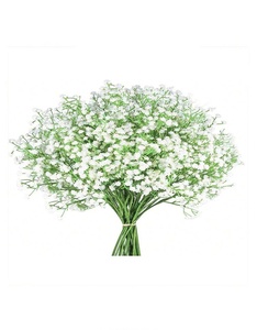 Ramo de Flores Artificiales Blancas para Boda, Decoración de Plantas Verdes para Interiores y Exteriores, Venta al por Mayor - Product Image 1