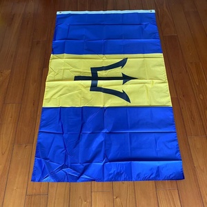Precio barato <span class=keywords><strong>Bandera</strong></span> de <span class=keywords><strong>Barbados</strong></span> 3 'x 5' Banderas de <span class=keywords><strong>Barbados</strong></span> 90X150 cm Banner 3x5 pies - Product Image 3
