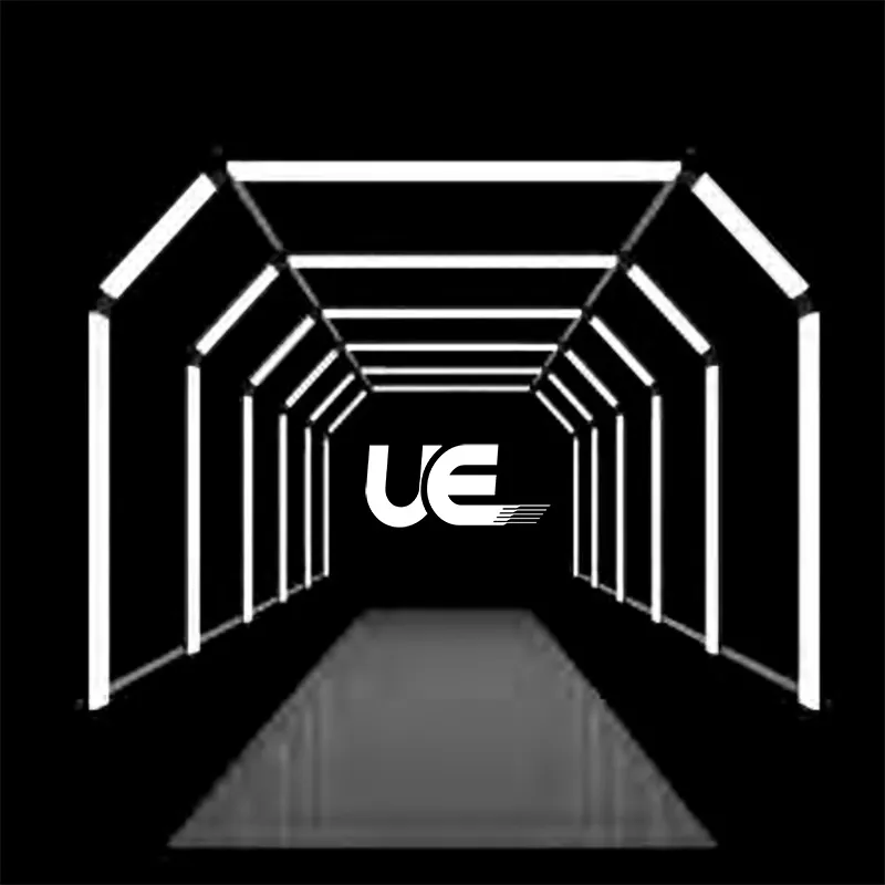 UE-E1009 Heißer verkauf Auto schönheit/auto wartung led zeit tunnel portal arbeit licht geeignet für schönheit station