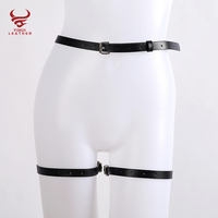 Bondage BDSM harnais ceintures Punk ceinture réglable en cuir PU jarretière fesses danse gothique Lingerie Sexy ceinture pour femmes