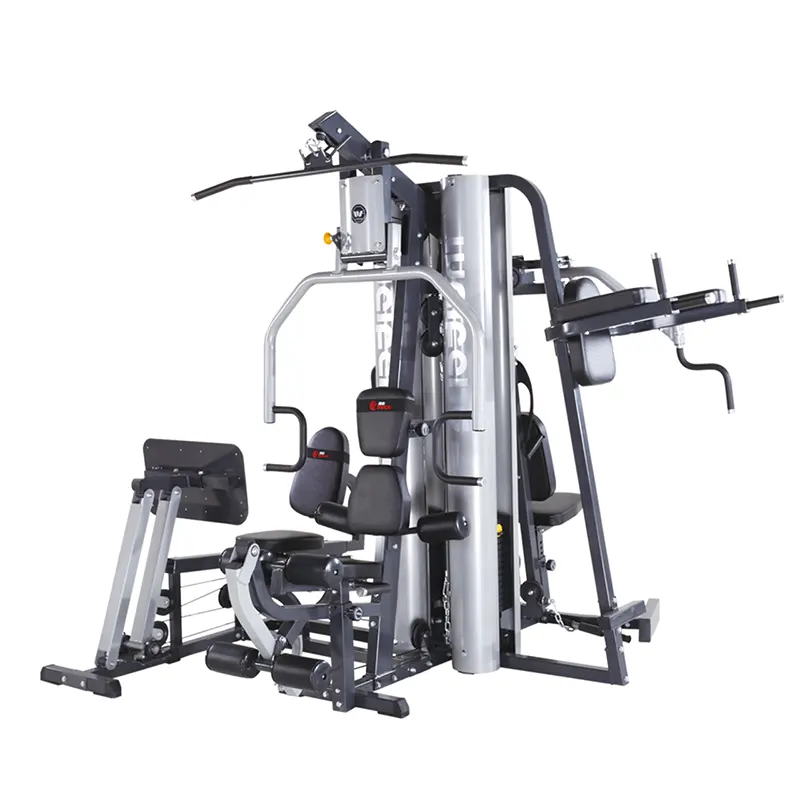 Multi Functional Combination Gym 5 Station Indoor Fitness Equipment Comprehensive Trainer